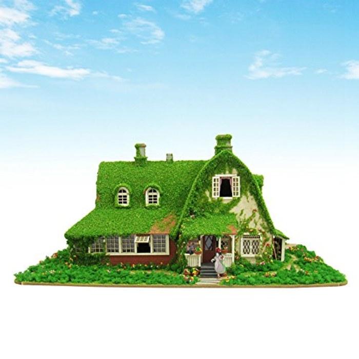 Sankei Giant Bean Bag Chair 1/150 Studio Ghibli Series Kiki's Delivery Service Kiki and Jiji's House (Okino Residence) MK07-22 Paper Craft