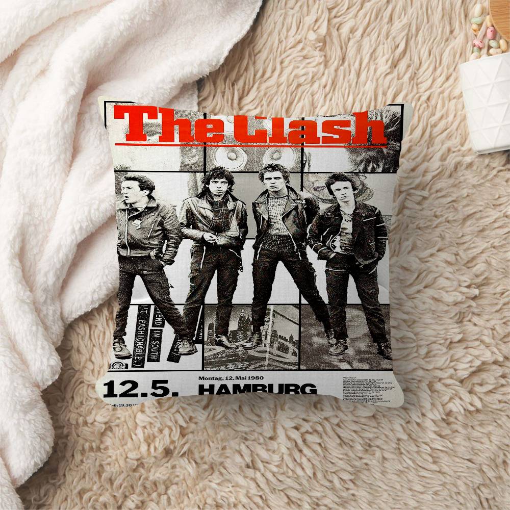 C-Clash T-The Band Cushion Cover Pillowcase Upholstery Sofa Throw Pillow Home Decor Pillowcas