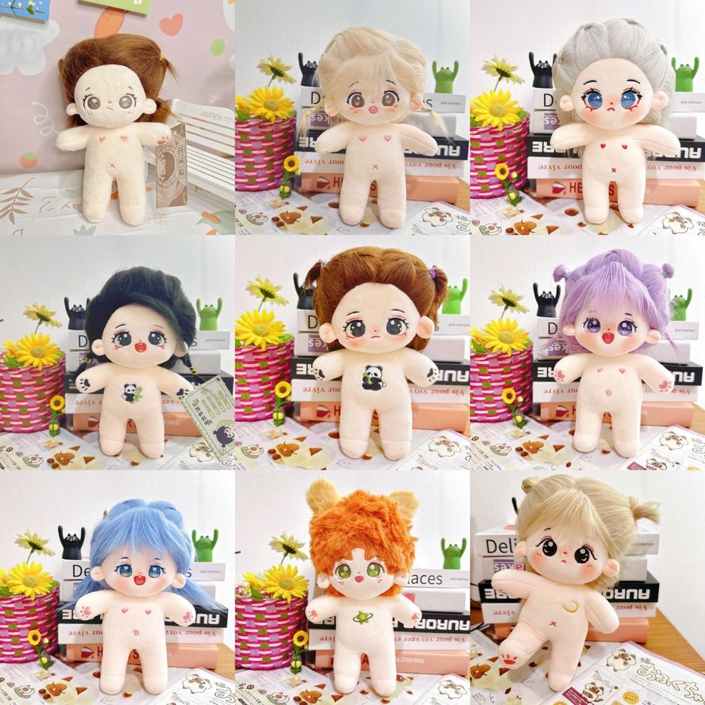 Очаровательная 20-сантиметровая хлопковая кукла, плюшевая игрушка из мягкой коротковорсовой ткани для детей