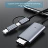 HD 1080P Type C USB 3.0 к HDMI-совместимый кабель для подключения устройств Android к телевизору, проектору, дисплею для телефонов Android, планшета к телевизору для MacBook, Pixel, iPad, Dell