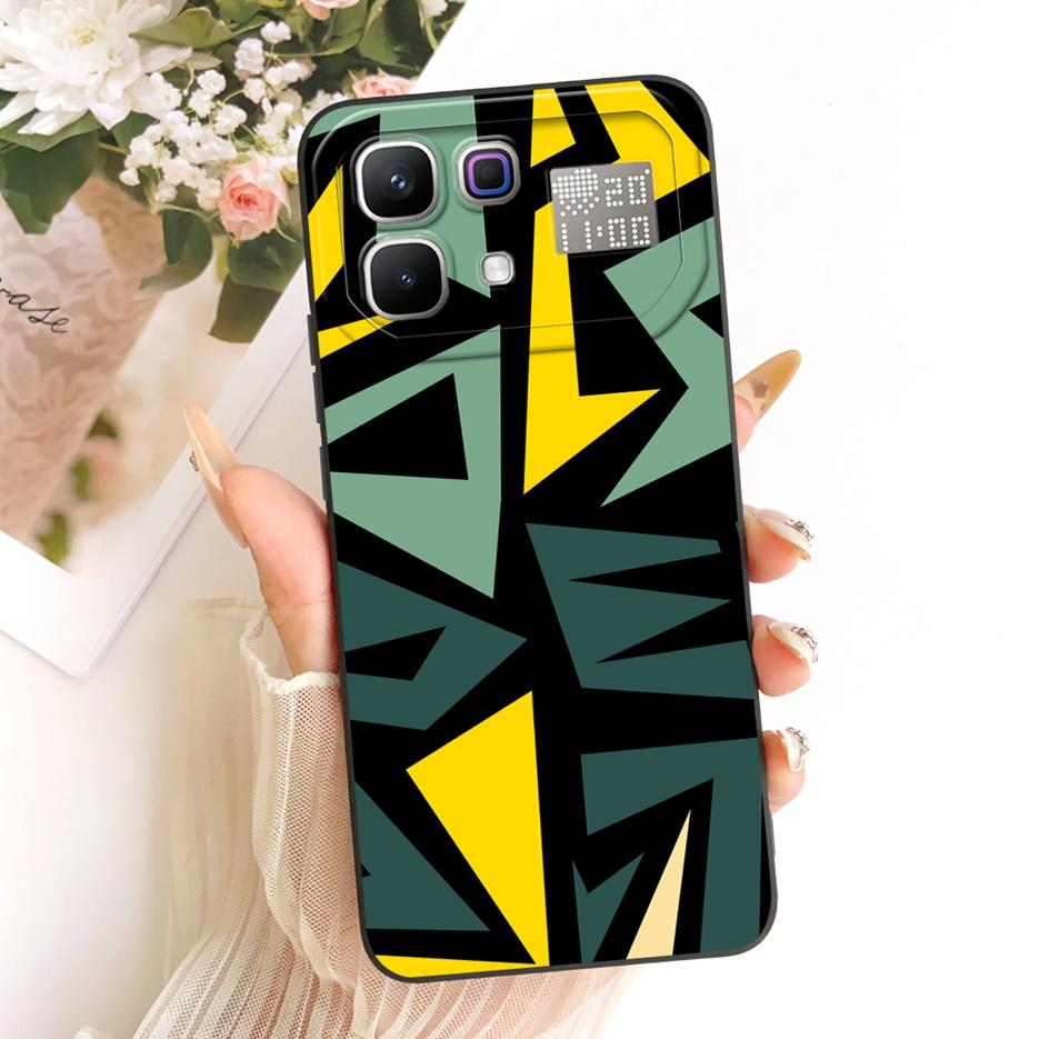 Чехол для Infinix Note 60 Pro X6878 Красивая Девушка Цветочный Расписной Чехол Мягкий Силиконовый Чехол Для Infinix Note 60 Ultra Note60 Pro Сумки