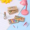 Painting Tools Dollhouse Decoration Doll Colorful Crayon Miniature Color Pencil Dolls Accessories