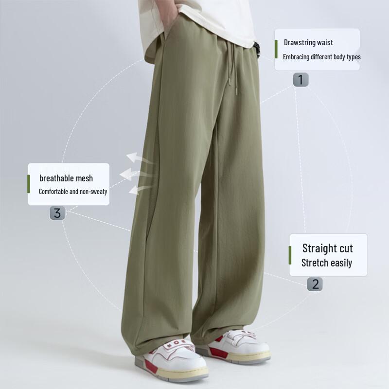 Warrior Унисекс Летние Легкие Дышащие Повседневные Брюки Прямого Кроя для Подростков
