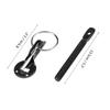 Universal Hood Pin Kit Bonnet Hood Pins Lock Latch Kit Aluminum Racing Latch Catch Pin Key Locking Kit Car Accessories Replace