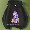 K-pop Demon Hunters Hoodies Boys Girls Long Sleeve Outerwear Saja Boys Print Hooded Coat for Children Fashion Pullover Kids Tops