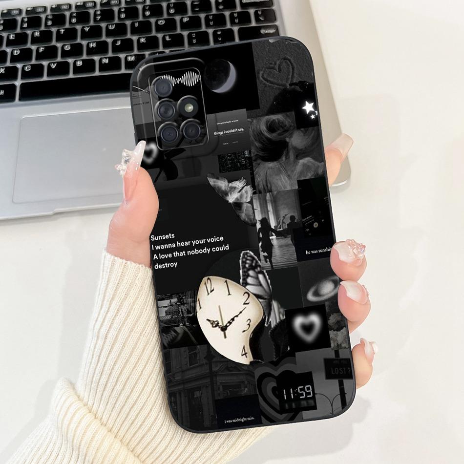 Для Samsung Galaxy A71 A51 4G Модный чехол для телефона с рисунком «Сумеречный пляж» Для Samsung A51 A71 4G Мягкие силиконовые противоударные чехлы