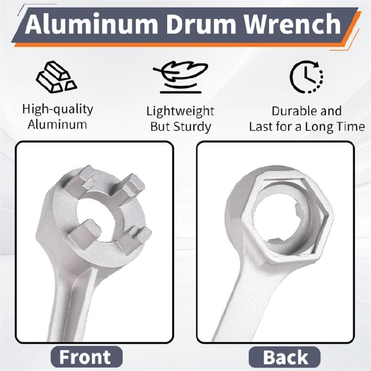 Ключ для бочек Ключ для крышек бочек Алюминиевый для открытия крышки 10 15 20 30 55 галлоновых стандартных пробок