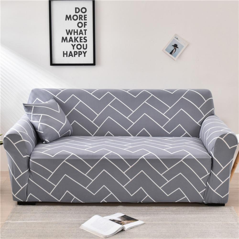 Эластичный чехол на диван полный комплект Нескользящий Универсальный Эластичный Защитный чехол для дивана Тканевый чехол на диван Защита от грязи на все сезоны