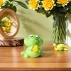 1pc Auto Dashboard Crocodile Figurines Desk Small Animals Figure Decoration Vivid Cartoon Ornaments Car Interior Accessories