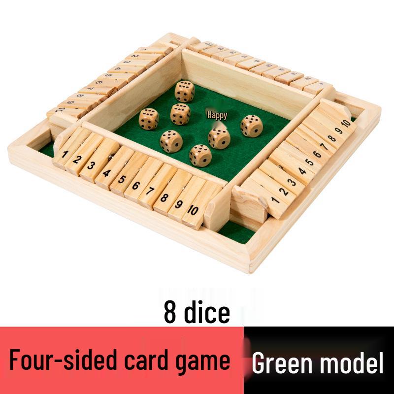 Детская карточная игра с перекидыванием чисел: Образовательные, Развлекательные, Четырехсторонние настольные и реквизит для питьевой игры для вечеринок