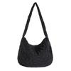 Chic Korean Style Cotton Tote Bag For Women 2023 New Pleated Cloud Bag Autumn Winter