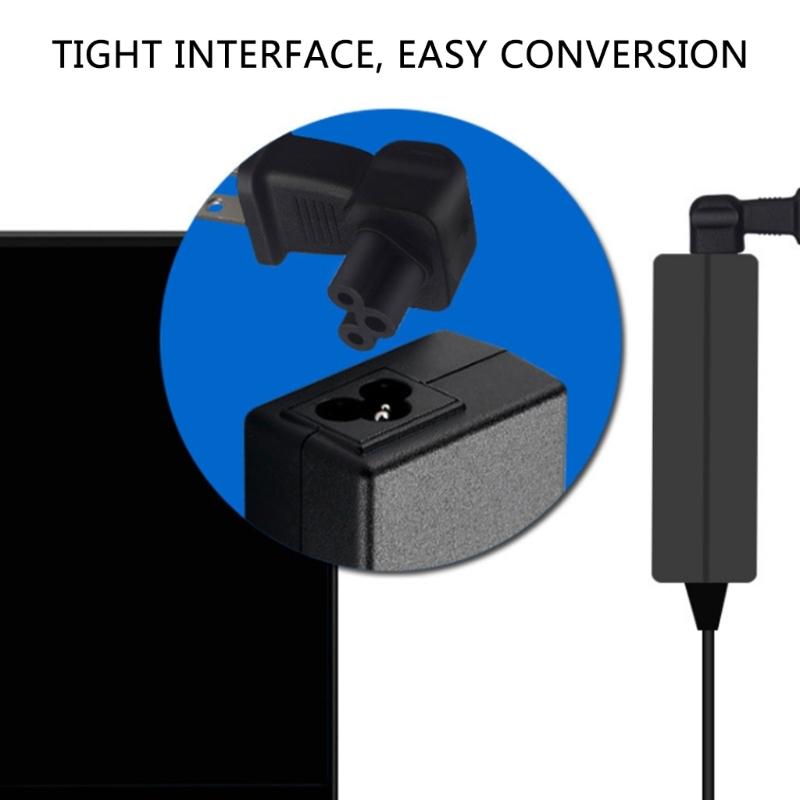 US Standard Outlets 1-15P To IEC320 C5 Connection Power Plug Adapter PVC Component for Electronics