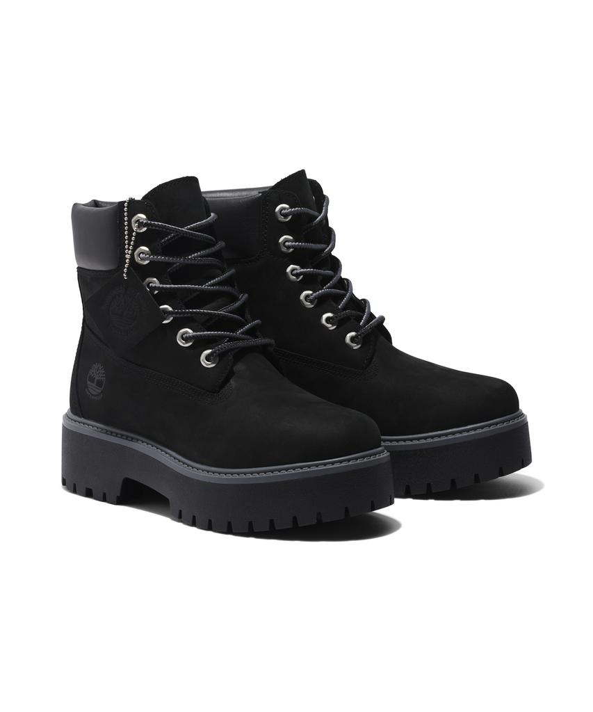 Timberland (Women'S) Stone Street 6-Inch Lace Waterproof Boots - Jet Black / A5Rh5-015