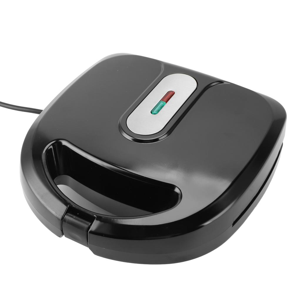 Электрическая вафельница мощностью 750 Вт, пресс для панини, решетка для выпечки в форме ореховой скорлупы, со съемной крышкой