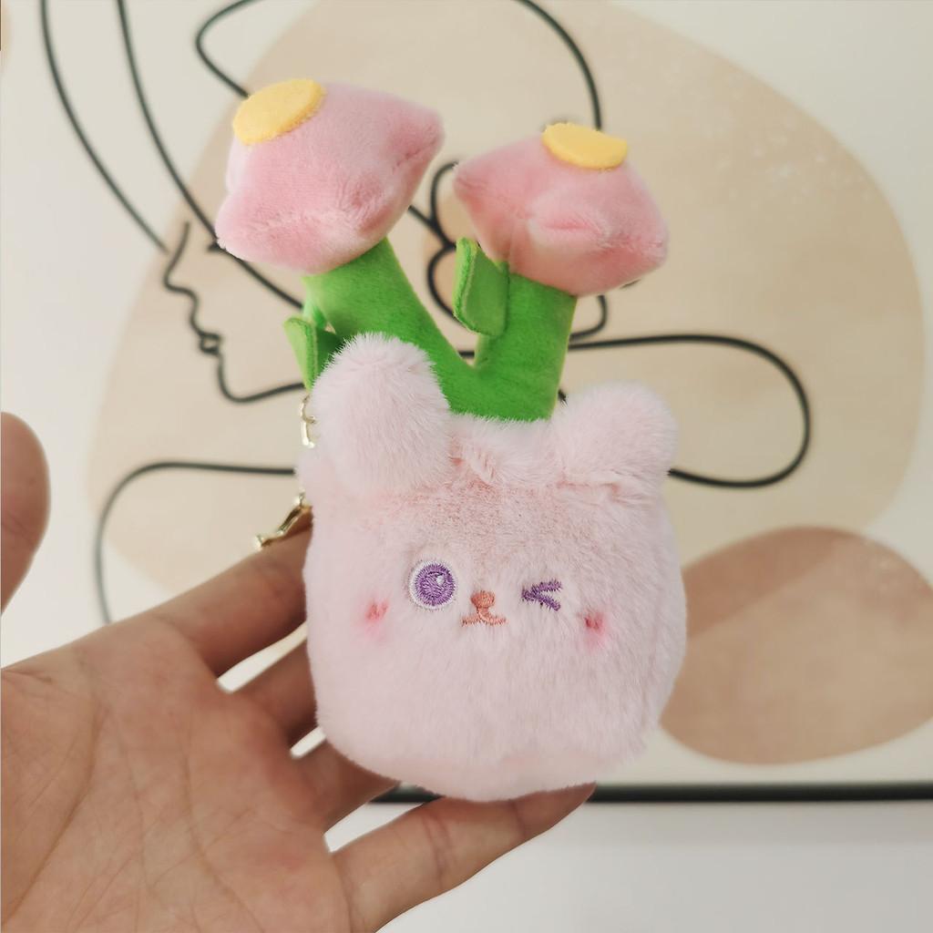 Креативный плюшевый брелок Панда Очаровательная мультяшная кукла животное Украшение для сумки