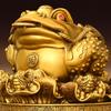 Богатство Все Медь Золотая Жаба Украшение Трехногая Золотая Жаба Сокровище Чаша Сто Богатство Золотая Жаба Украшения для Домашнего Декора