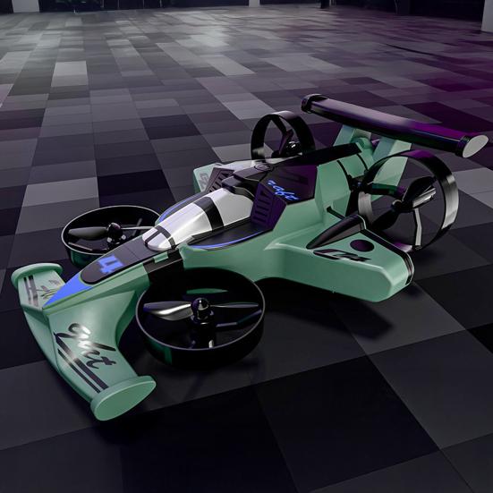 Игрушка дрон-трансформер 2-в-1 для трюков, мини-квадрокоптер для полетов по земле и воздуху с дистанционным управлением, игрушечная машина для детей и взрослых, для начинающих, радиоуправляемый трюковой самолет 2,4 ГГц, игрушечная дрифт-машина