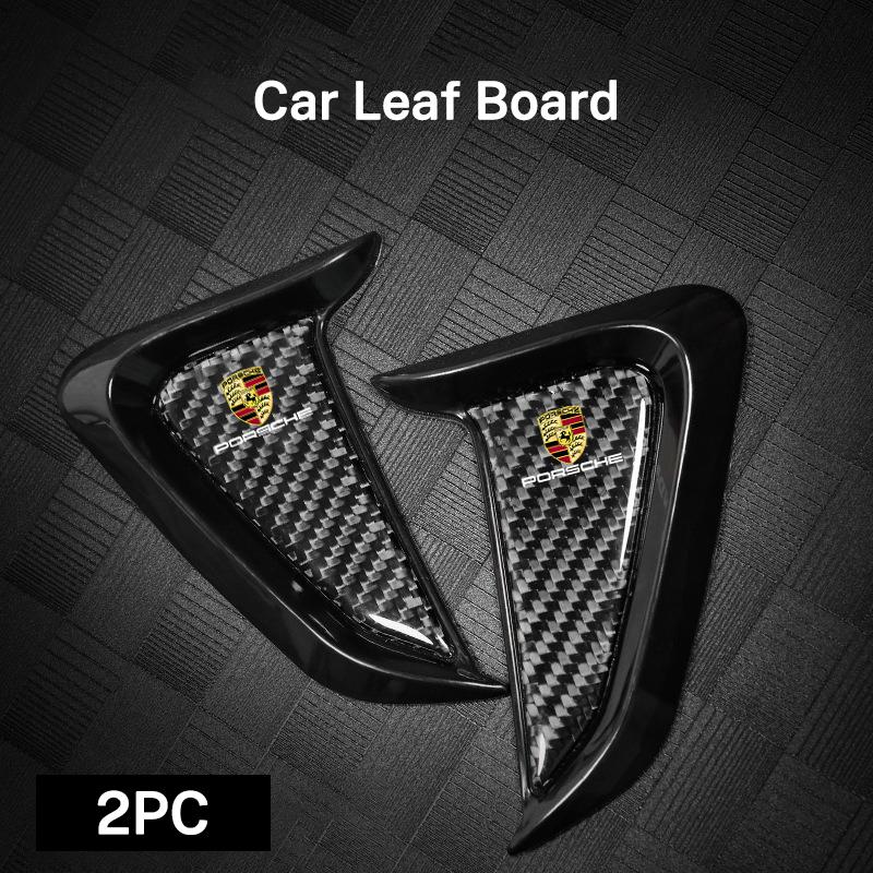 Наклейка-решетка вентиляционного отверстия в крыле автомобиля, воздухозаборник, автоаксессуар для Porsche 911 718 Taycan Panamera Cayenne Macan Cayman