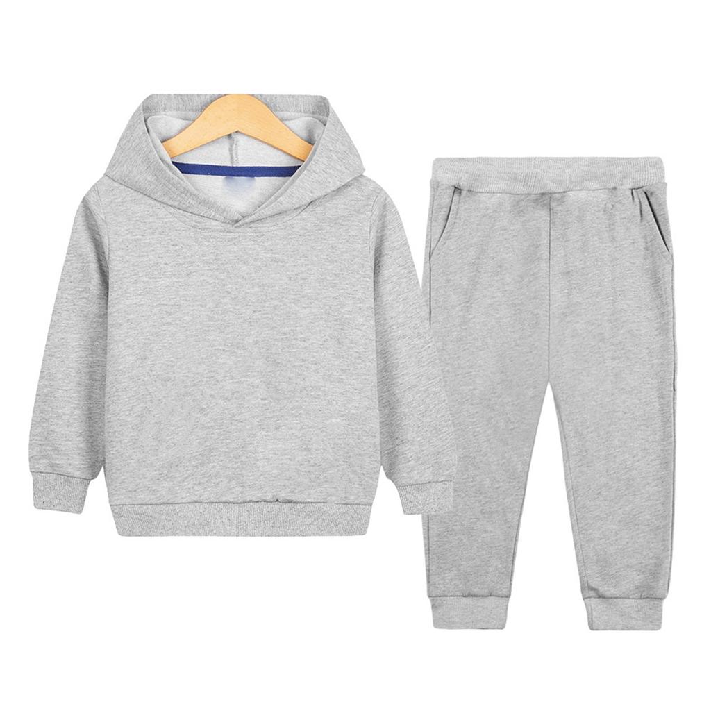 Children's Suit Boys And Girls Winter Long Sleeve  Hoodie Pants Sports Suit