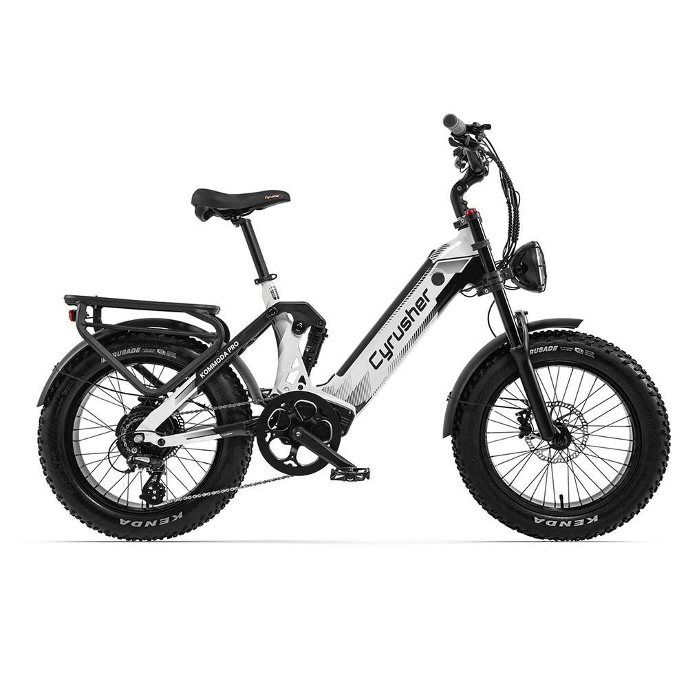 CYRUSHER Kommoda Pro 20inch Fat Tire Electric Bike 250W Motor 52V 20Ah Battery