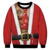 2023 Christmas Digital Printing Funny Pattern Round Neck Sweater Couple Sweater