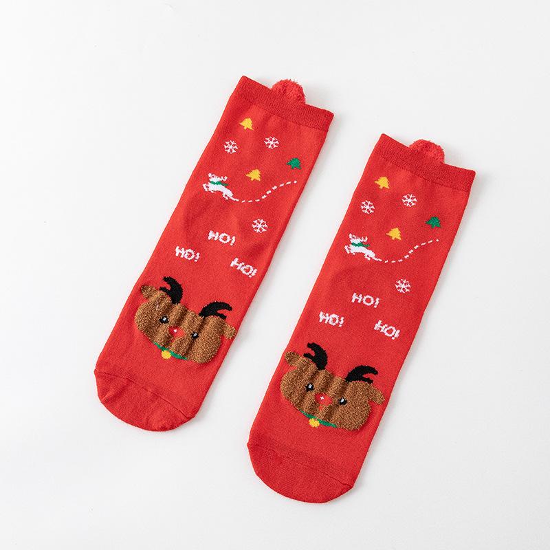 Christmas Cotton Cartoon Socks Merry Christmas Decorations For Home Xmas Ornaments Gifts Party Supplies Happy New Year