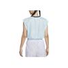 Nike Sportswear Collection Pullover Breathable Dopamine Oversized Crew Neck Sleeveless T-Shirt Women Tops Glacier-Blue FV7550-474