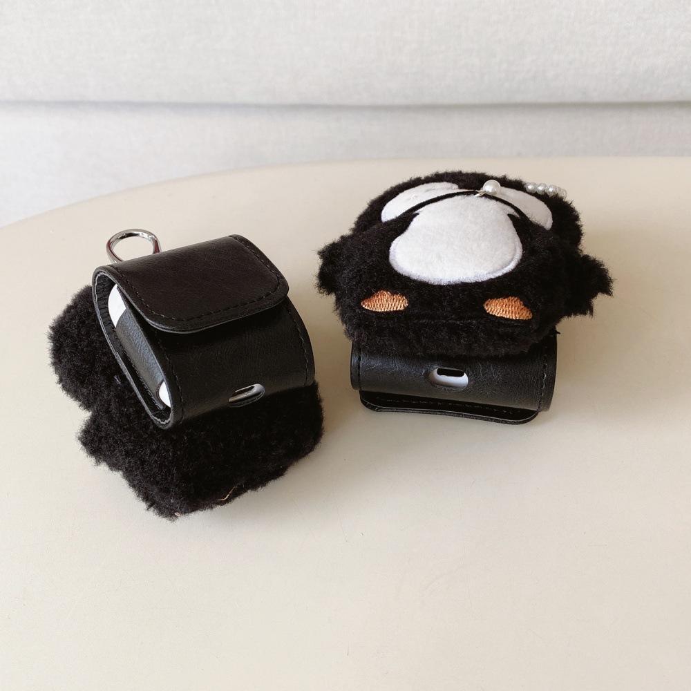 Плюшевая сумка-чехол для наушников в виде пингвина для Apple AirPods 1 / 1-го поколения мультяшный защитный чехол PRO1 креативный противоударный PRO1