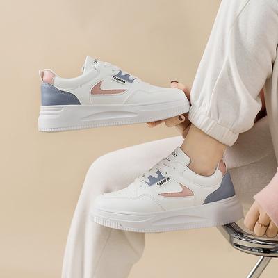 Женские кроссовки Весенняя мода Платформа Дизайнерская повседневная обувь Плоская подошва Шнуровка Дышащие кроссовки Zapatillas De Mujer