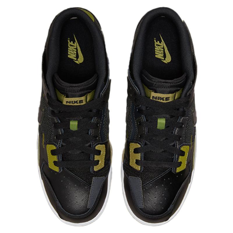 Nike Dunk Low Черный Оливковый Скейтбордические Кроссовки DM0128-001