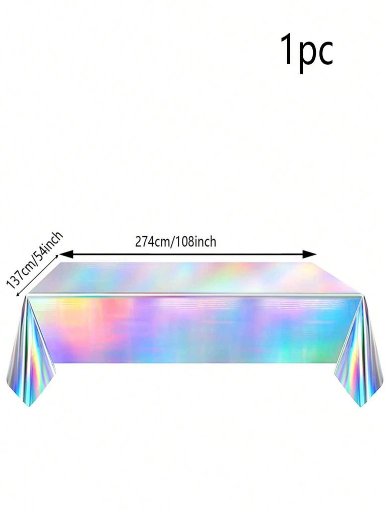 Радужные украшения для вечеринки, набор голографических бумажных тарелок и салфеток для дня рождения, свадьбы, праздничной вечеринки, Рождества