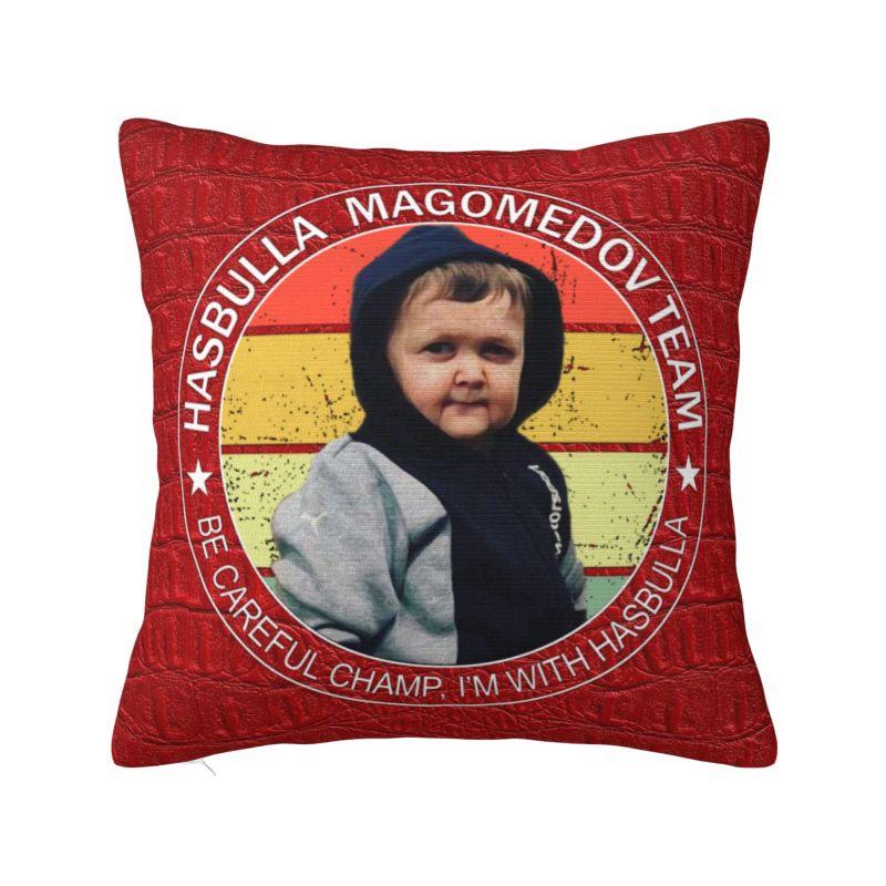 Custom Nordic Style King Hasbulla Cushion Cover 40x40cm Polyester Throw Pillow for Car Square Pillowcase Bedroom Decoration