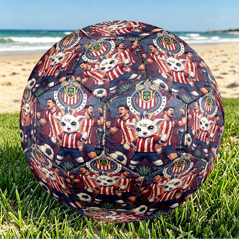 Футбольный мяч Club Deportivo Guadalajara, размер 5, из износостойкого ПУ, для матчей, тренировок и ежедневных занятий, подарок на день рождения для футбольных болельщиков