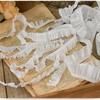 21 Color Stretchy Ealstic Ruffle Pleat Dance Shirt  1.5-2.5cm Wide Skirt Dress Edging Lace Trim Ribbon 10 Meters