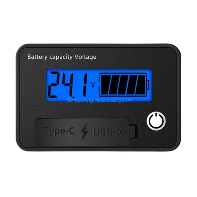 Y5GD Waterproof Car Battery Levels 8-30V Battery Capacity Meter