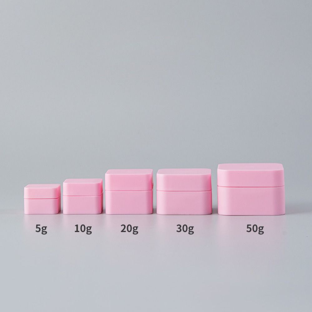 Plastics Empty Box Multicolor Cream Jar Travel Bottle Empty Container  Face Cream