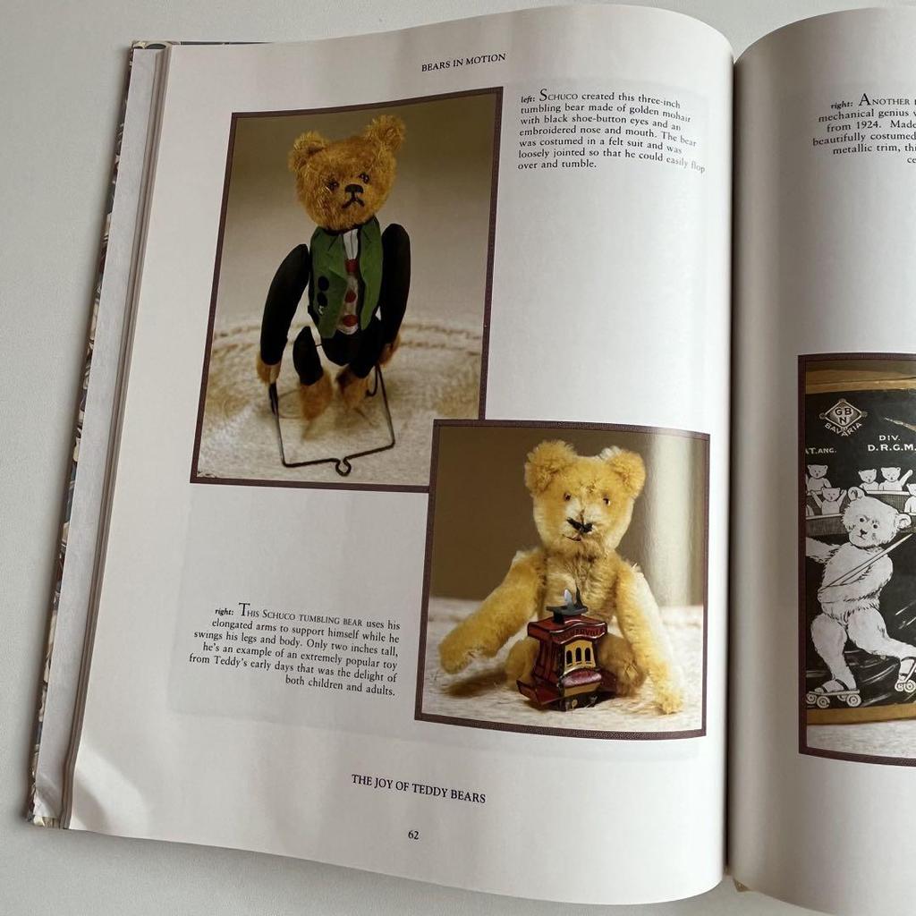 [USED] "THE JOY OF TEDDY BEARS" 2 foreign books