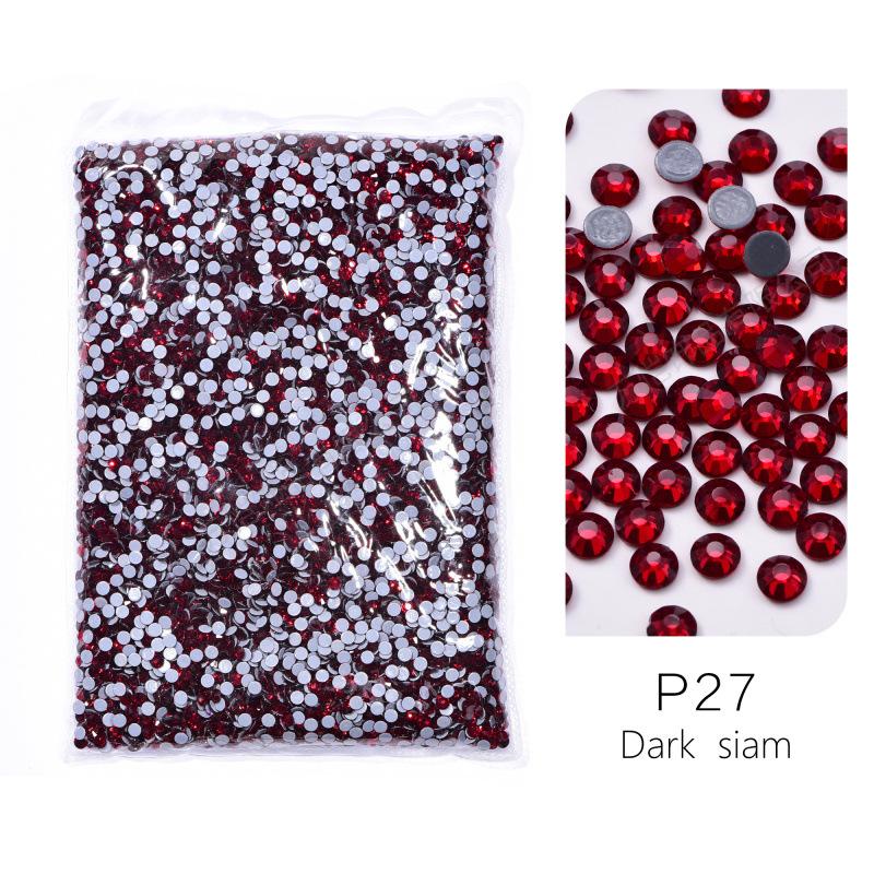 Крупная упаковка Единообразная имитация стекла Австрийский горячий бриллиант, Дно с термоклеем Сделай сам Одежда Обувь и Головные уборы Ювелирные изделия Стразы