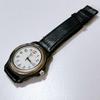 Подержанные швейцарские армейские часы VICTORINOX, кварцевый циферблат белый, работоспособность не подтверждена, кожаный ремешок снят (Сторона 6 часов), красивый замок, не прилипает,