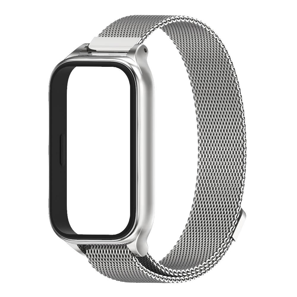 For Smart Band 9 Active Strap Smart Bracelet Mi Band 9 Active Strap Metal Stainless Steel Replacement Wrist Watchband