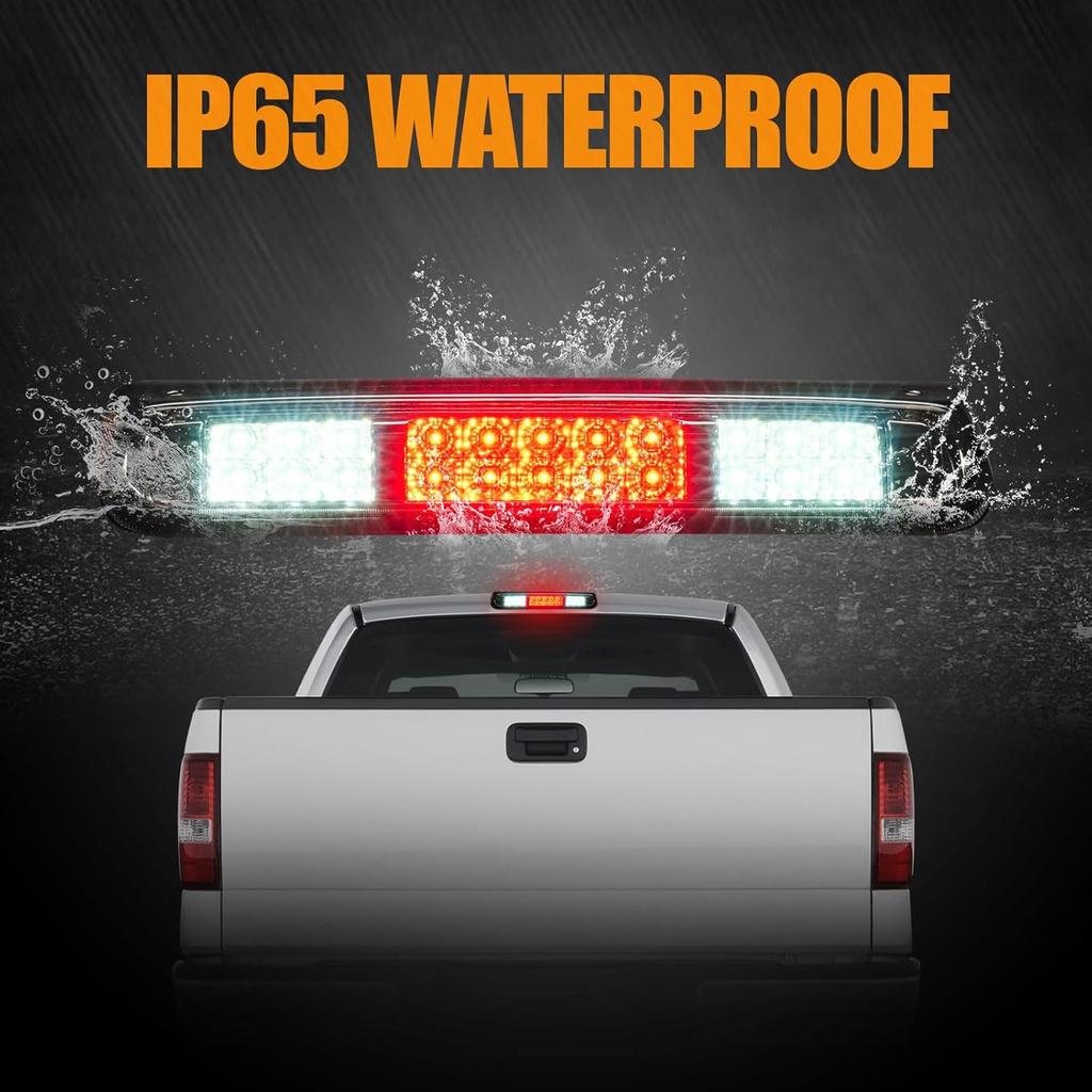 Светодиодный третий 3-й стоп-сигнал для Ford F150 2004 2005 2006 2007 2008, Высоко расположенный задний стоп-сигнал в сборе для F-150 04-08, Водонепроницаемый центральный фонарь для кузова