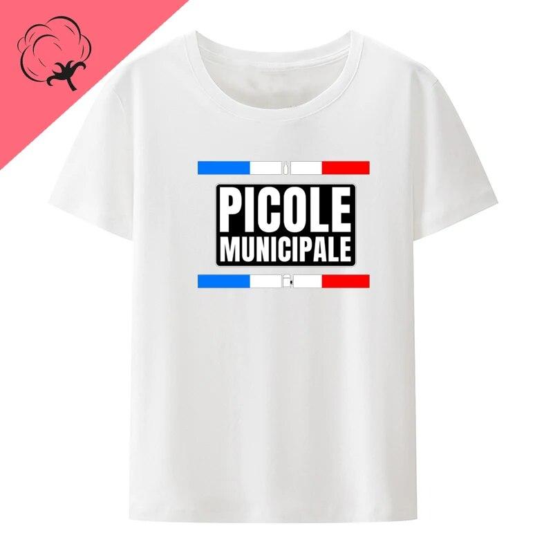 Футболка Picole Nationale с кавайным принтом, футболки с принтом существ и юмора, повседневная уличная одежда, топы унисекс, одежда унисекс, хлопок