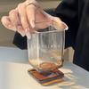 ZISIZ Винтажный стеклянный стакан на низкой ножке