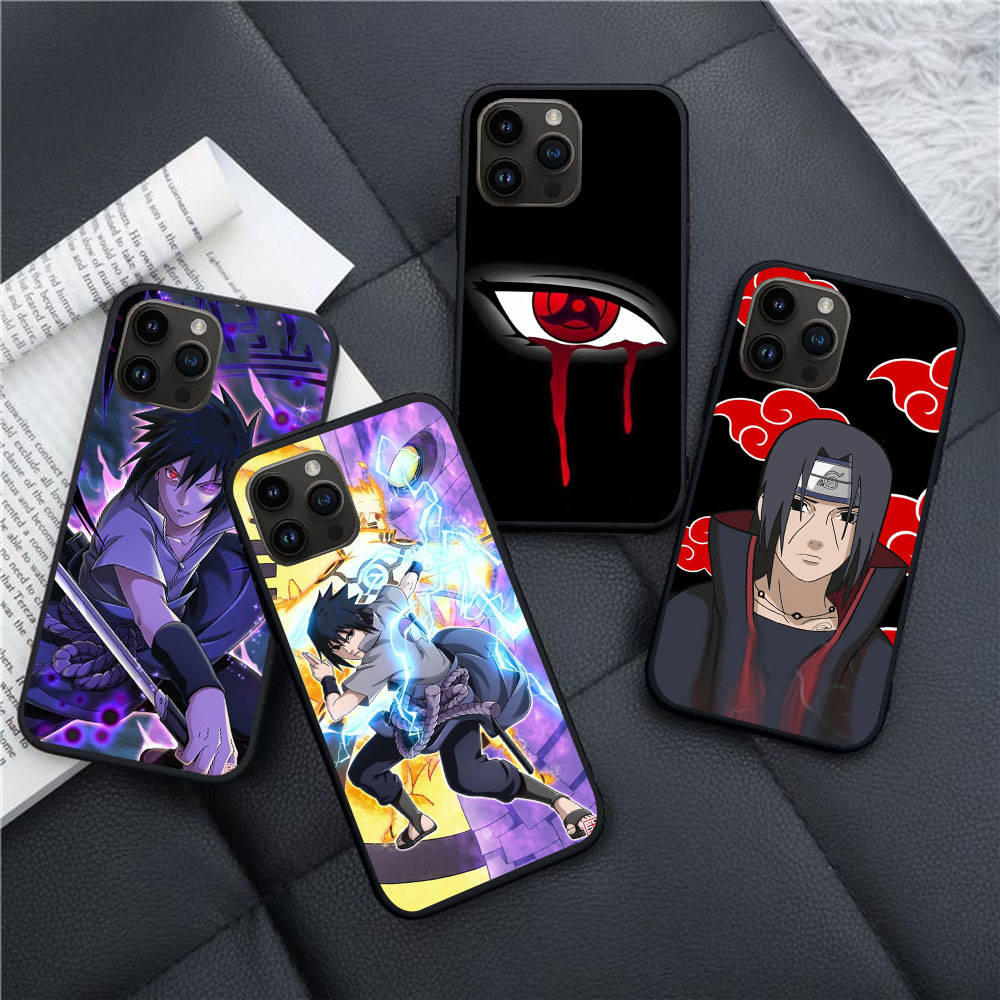 51 Naruto Sasuke Uchiha Case for Xiaomi Redmi A3 13C 10A 10C 12C 9A 9C 9T A3X Note 13 8 9 10 11 12 Poco F5 F6 C51 M6 X3 X6 C65 C50 C55 Pro Plus 4G 5G