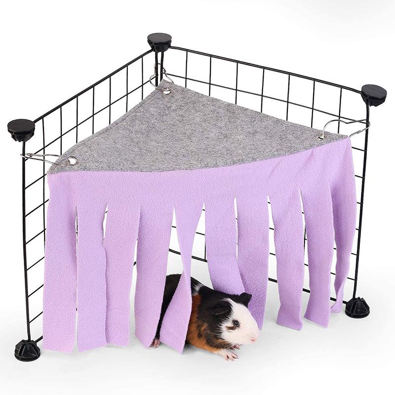 Home Supplies Hamster Hammock Guinea Pig Rabbit Tassel Corner House Avoid Tent Nest Small Pet Hidden House