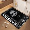 Rammstein Iconic Industrial Metal Logo Theme Rug Durable Stainresistant Carpet For Bathroom Kitchen Home Party Decor Great Holiday Gift