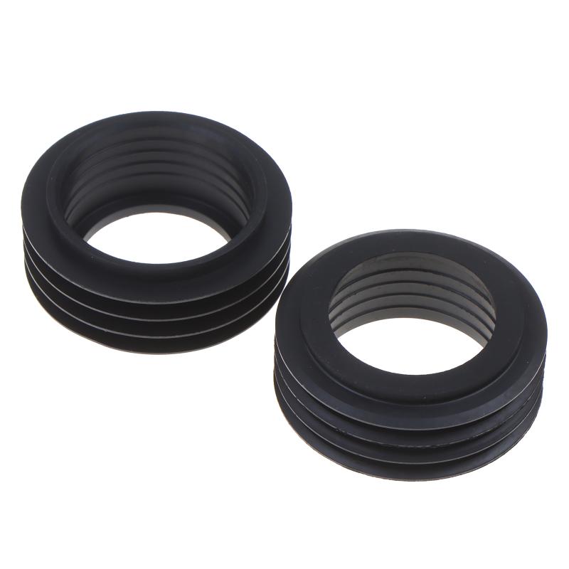Hot 2PCS Rubber Pussy For Geberit Parts Toilet Internal Low Level Flush Pipe Rubber Cone Seal Gasket 119.668.00.1 60x42x25mm