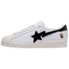 Кроссовки Bape X Adidas Superstar Vintage 'Белый Черный' JR2701