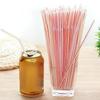 500 шт. одноразовые соломинки в индивидуальной упаковке, одинарная палочка, пластиковые пузырьки, молоко, чай, сок, грубый изгиб, вечерние, радужная соломинка