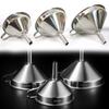 Funnel Set Funnel Liquid Dispenser Spill Tool Stainless Steel
